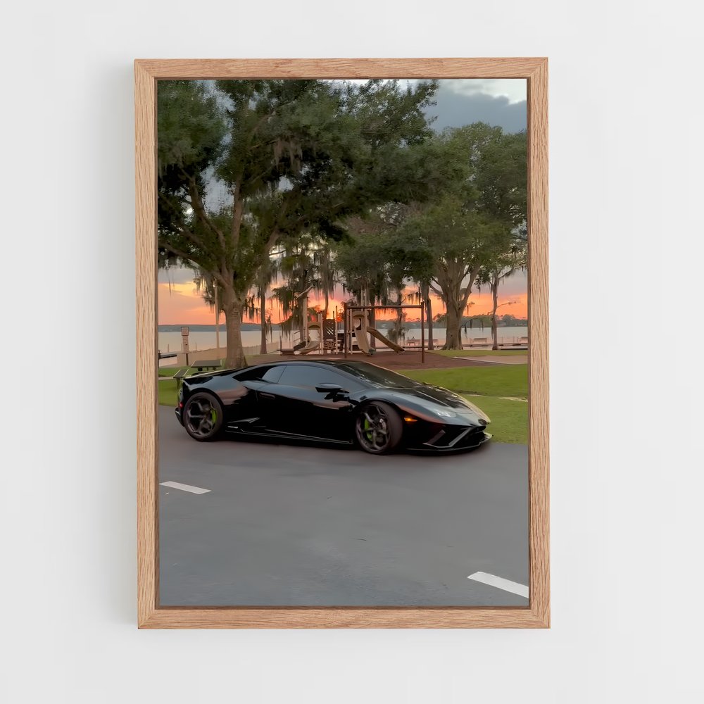 Poster Huracan evo ouvertes – affiche Lamborghini (vue 4)